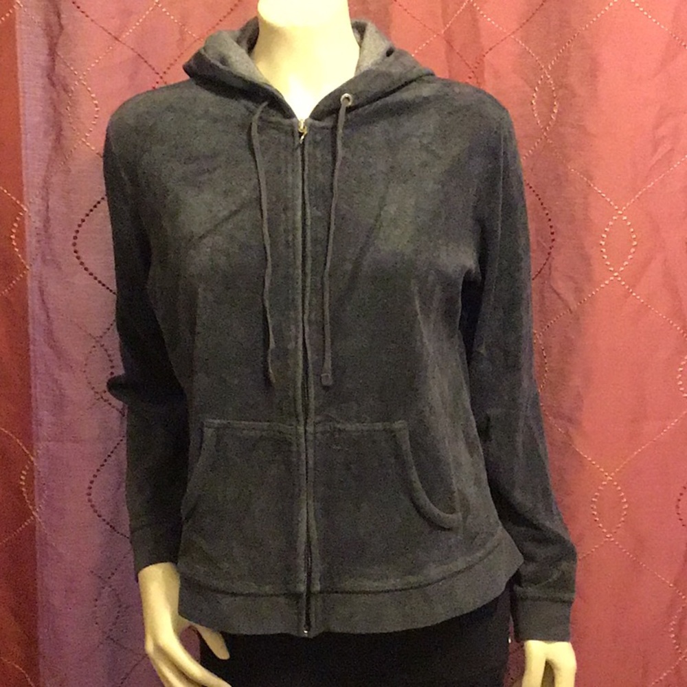 NY&C Women Sherpa Zip Up Hoodie Jacket Size L